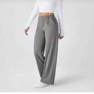 HALARA Gray Wide Leg Pants